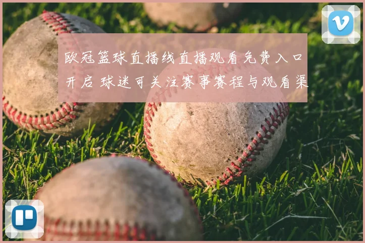 欧冠篮球直播线直播观看免费入口开启 球迷可关注赛事赛程与观看渠道